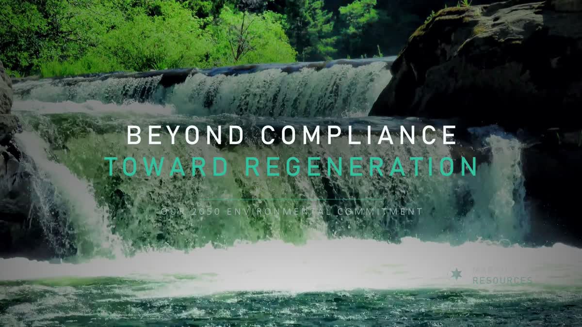 Water returned to catchment downstream of a Marridale operation